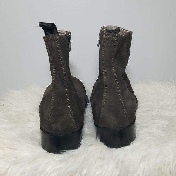 AllSaints Seth Suede Chelsea Boots Bitter Chocolate Men\'s Size 12 EU 45 NWT main image 8